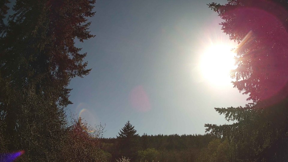 Pacific Northwest skyline timelapse frame from Apr 24th, 2026 at 5:00 PM