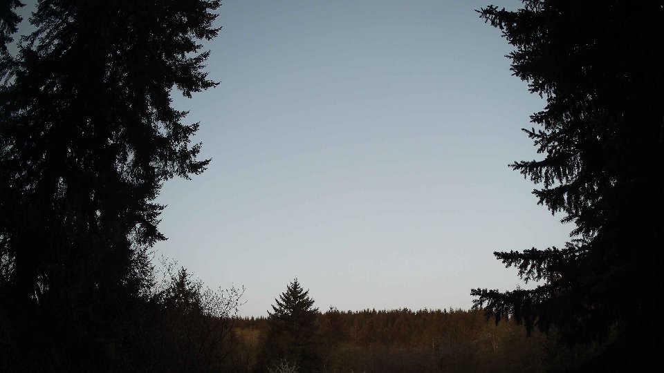 Pacific Northwest skyline timelapse frame from Apr 25th, 2026 at 6:00 AM