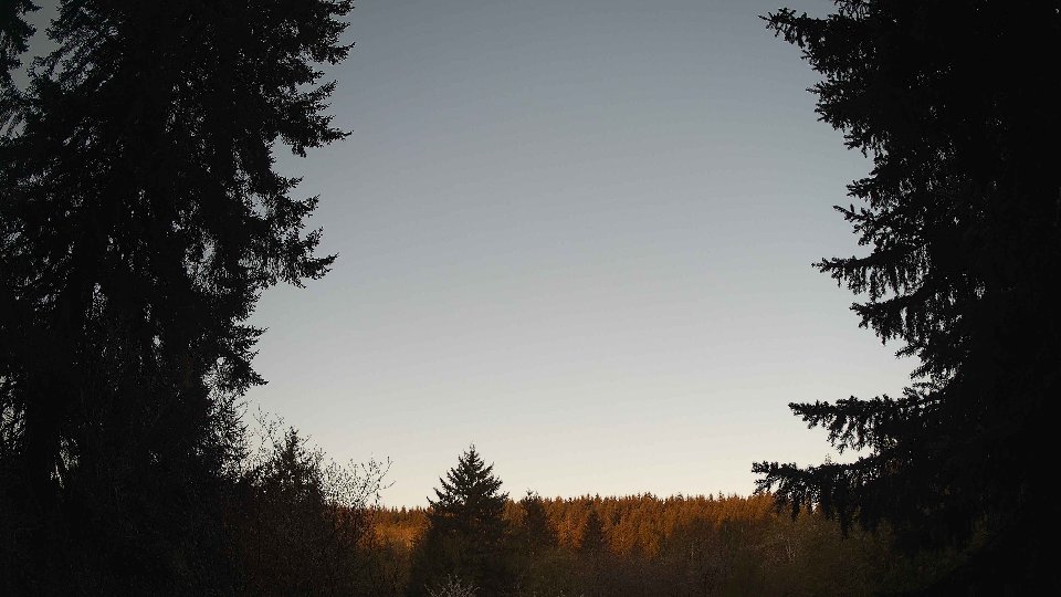 Pacific Northwest skyline timelapse frame from Apr 25th, 2026 at 6:30 AM