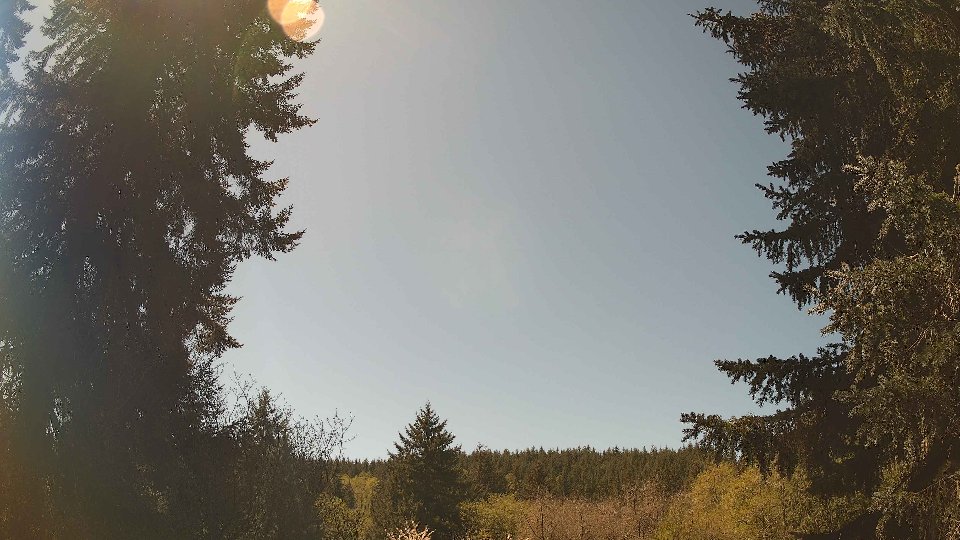 Pacific Northwest skyline timelapse frame from Apr 25th, 2026 at 12:45 PM