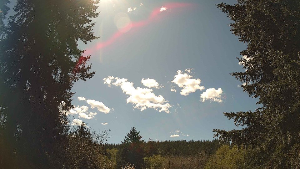 Pacific Northwest skyline timelapse frame from Apr 25th, 2026 at 2:00 PM