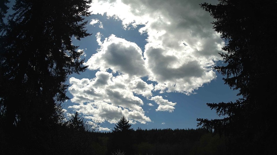 Pacific Northwest skyline timelapse frame from Apr 25th, 2026 at 2:30 PM