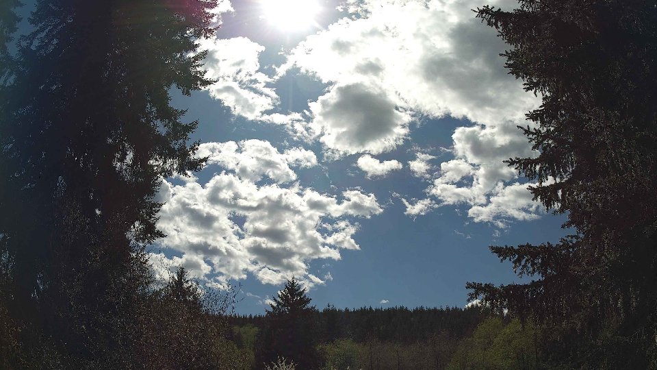 Pacific Northwest skyline timelapse frame from Apr 25th, 2026 at 2:45 PM