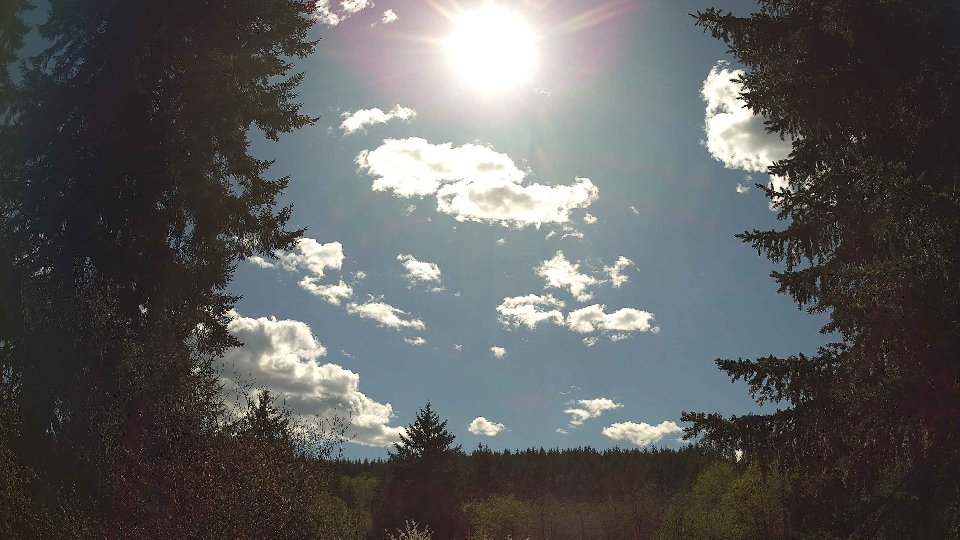 Pacific Northwest skyline timelapse frame from Apr 25th, 2026 at 3:15 PM