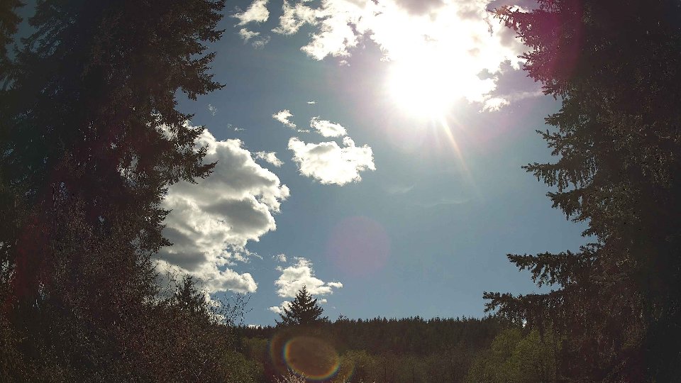 Pacific Northwest skyline timelapse frame from Apr 25th, 2026 at 4:00 PM