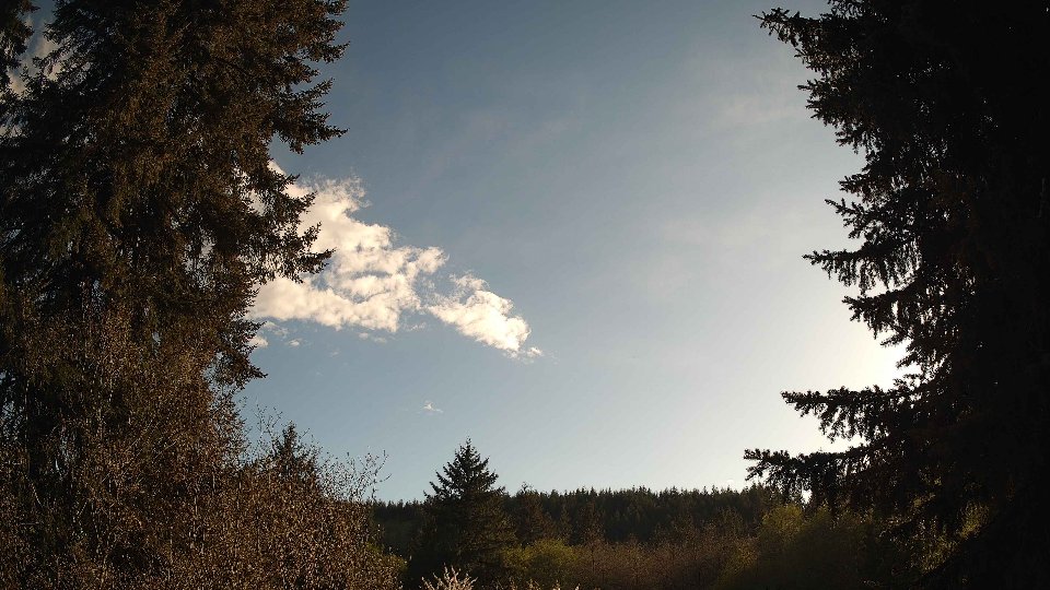 Pacific Northwest skyline timelapse frame from Apr 25th, 2026 at 6:15 PM