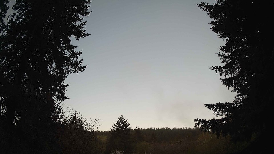 Pacific Northwest skyline timelapse frame from Apr 26th, 2026 at 6:15 AM