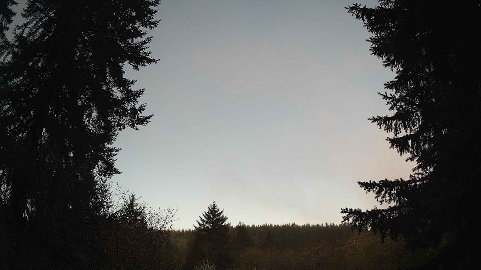Pacific Northwest skyline timelapse frame from Apr 26th, 2026 at 6:30 AM