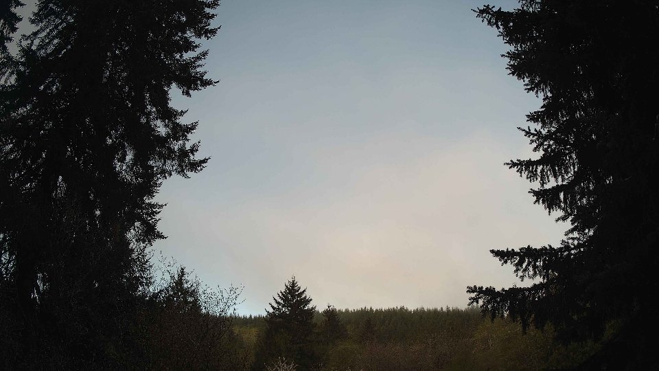 Pacific Northwest skyline timelapse frame from Apr 26th, 2026 at 7:00 AM