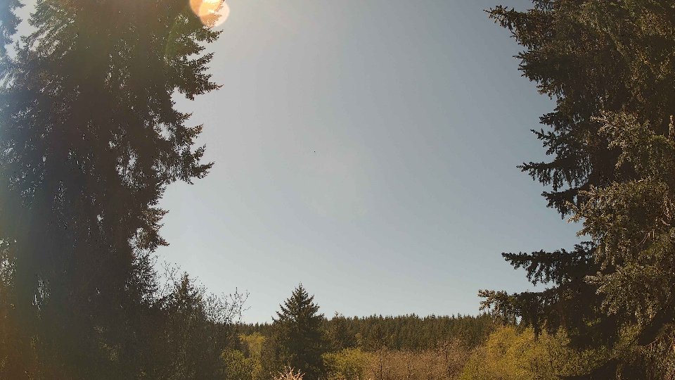 Pacific Northwest skyline timelapse frame from Apr 26th, 2026 at 12:45 PM