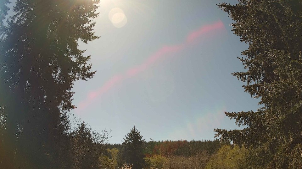 Pacific Northwest skyline timelapse frame from Apr 26th, 2026 at 1:45 PM