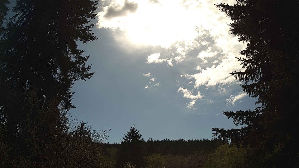 Pacific Northwest skyline timelapse frame from Apr 26th, 2026 at 3:15 PM