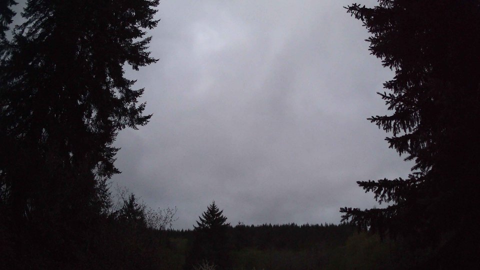 Pacific Northwest skyline timelapse frame from Apr 27th, 2026 at 5:45 AM