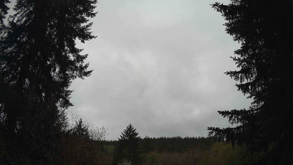 Pacific Northwest skyline timelapse frame from Apr 27th, 2026 at 7:45 AM