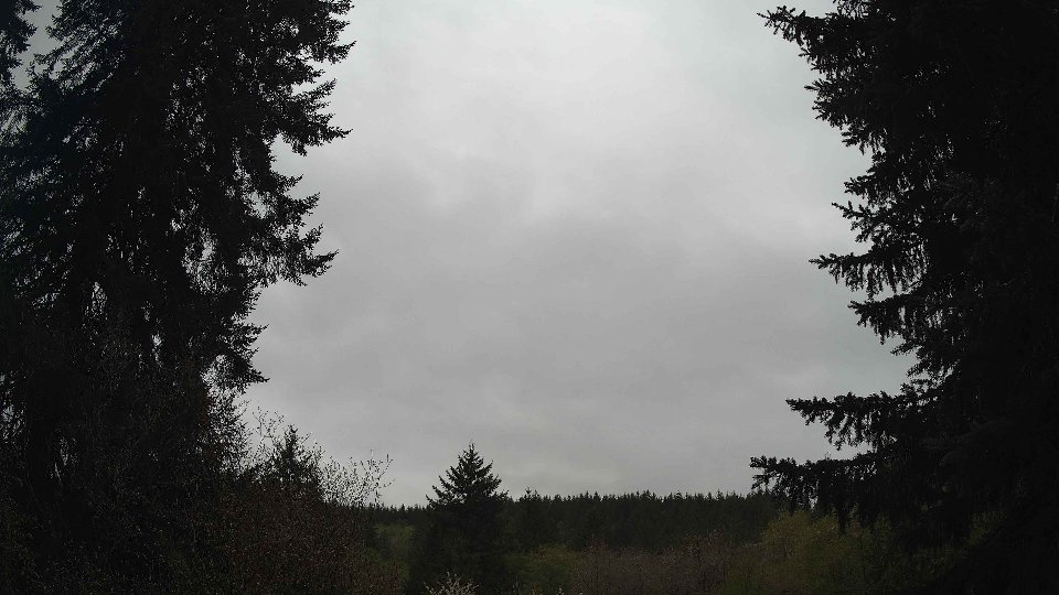 Pacific Northwest skyline timelapse frame from Apr 27th, 2026 at 8:45 AM