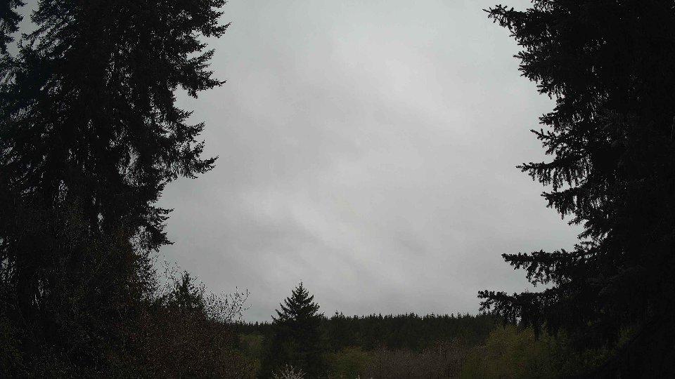 Pacific Northwest skyline timelapse frame from Apr 27th, 2026 at 10:45 AM