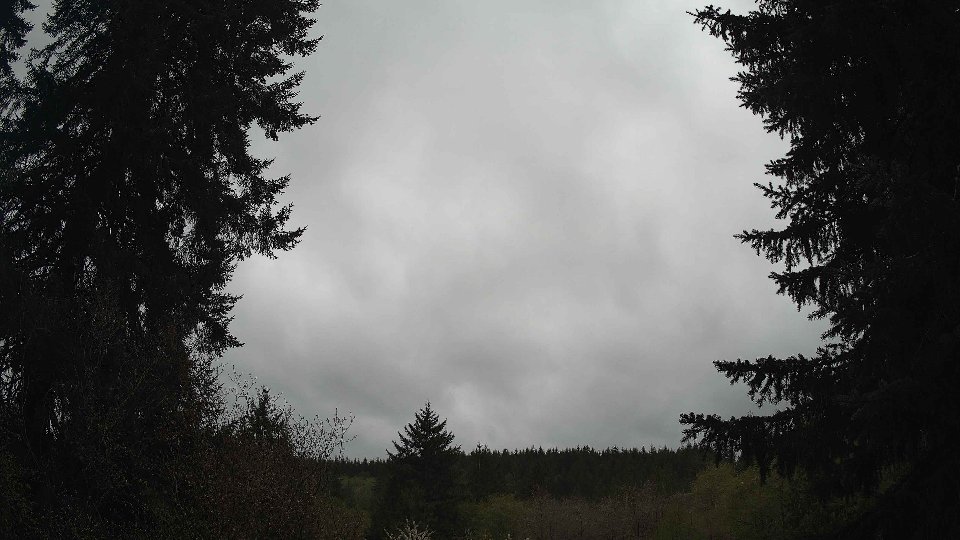 Pacific Northwest skyline timelapse frame from Apr 27th, 2026 at 12:00 PM