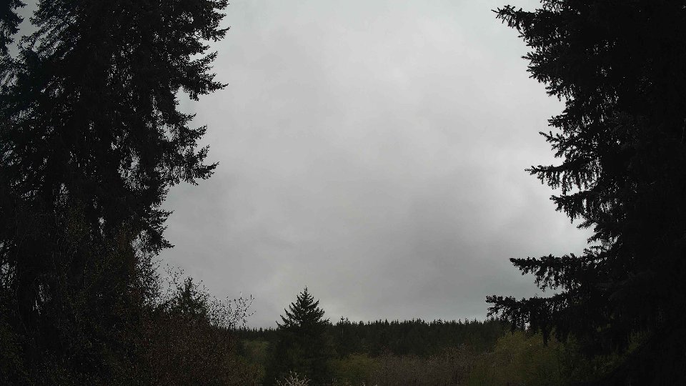 Pacific Northwest skyline timelapse frame from Apr 27th, 2026 at 12:45 PM