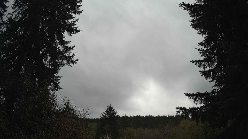Pacific Northwest skyline timelapse frame from Apr 27th, 2026 at 1:00 PM