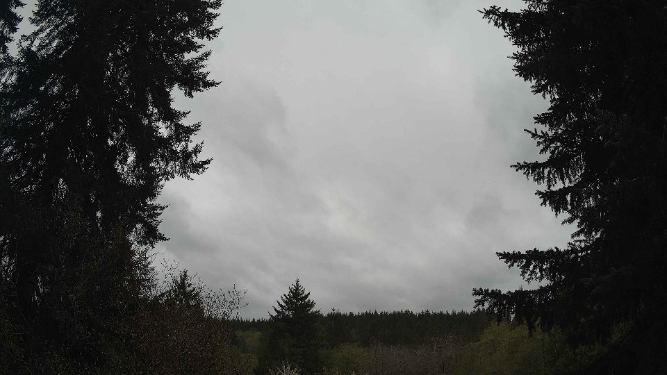 Pacific Northwest skyline timelapse frame from Apr 27th, 2026 at 1:15 PM