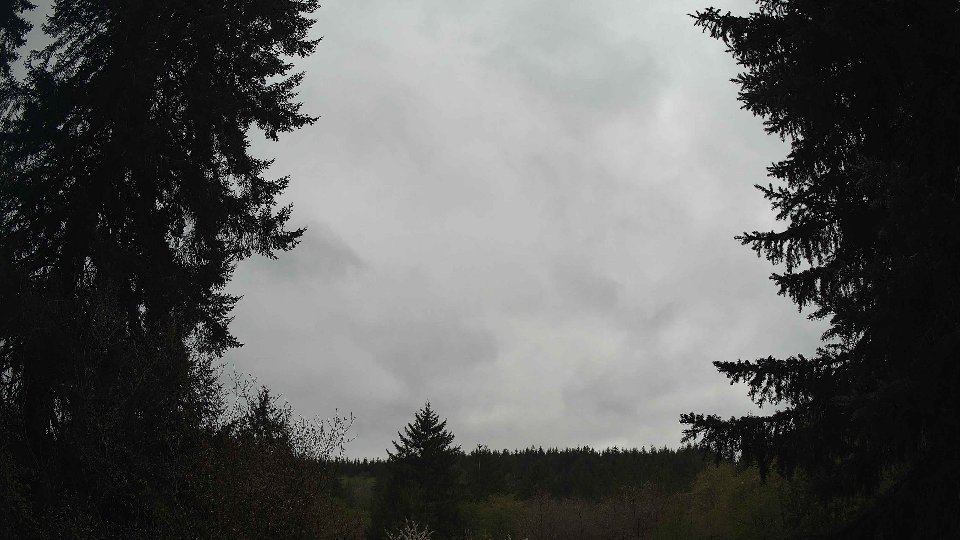 Pacific Northwest skyline timelapse frame from Apr 27th, 2026 at 1:45 PM