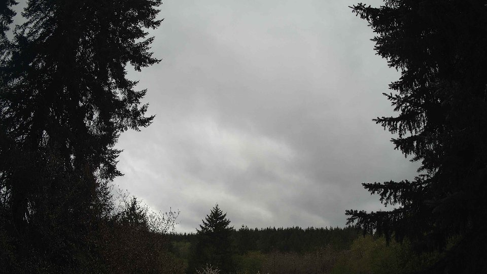 Pacific Northwest skyline timelapse frame from Apr 27th, 2026 at 2:45 PM