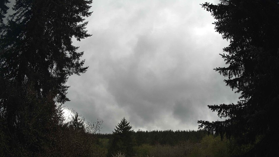 Pacific Northwest skyline timelapse frame from Apr 27th, 2026 at 3:45 PM