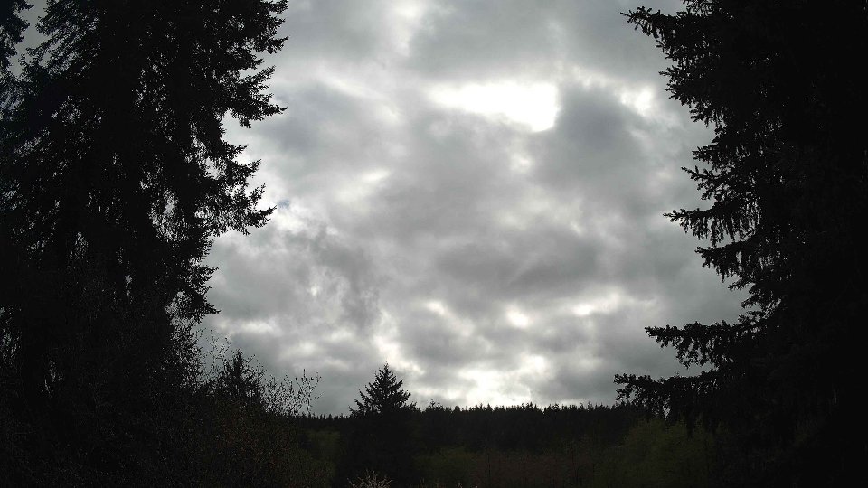 Pacific Northwest skyline timelapse frame from Apr 27th, 2026 at 4:15 PM