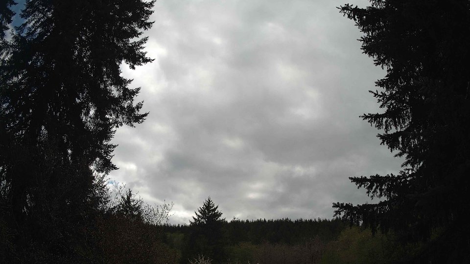 Pacific Northwest skyline timelapse frame from Apr 27th, 2026 at 4:45 PM
