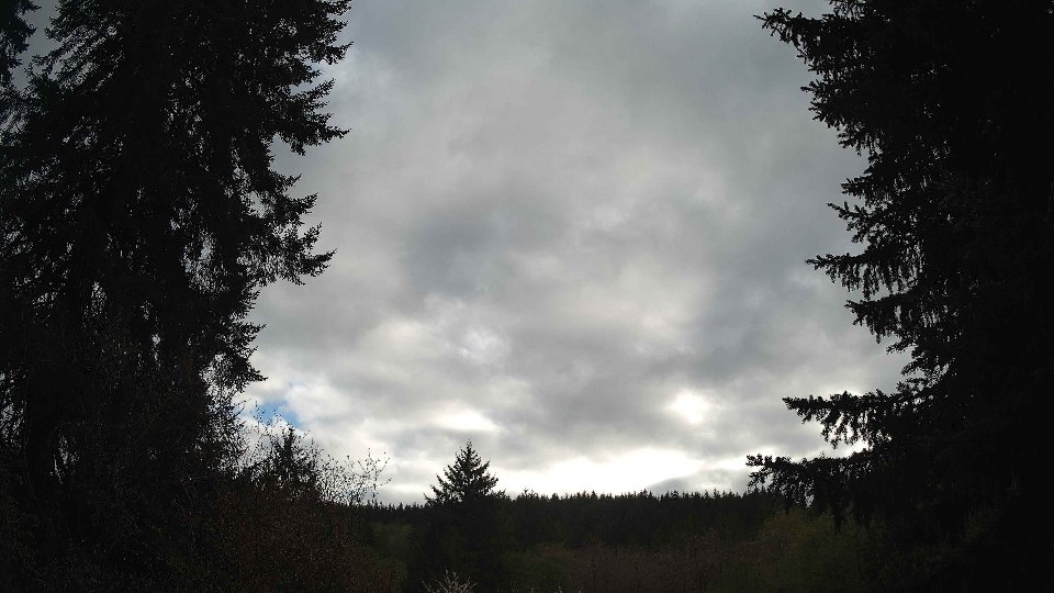 Pacific Northwest skyline timelapse frame from Apr 27th, 2026 at 6:00 PM