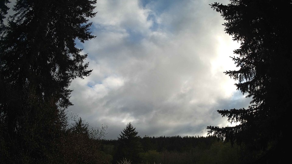 Pacific Northwest skyline timelapse frame from Apr 27th, 2026 at 6:45 PM