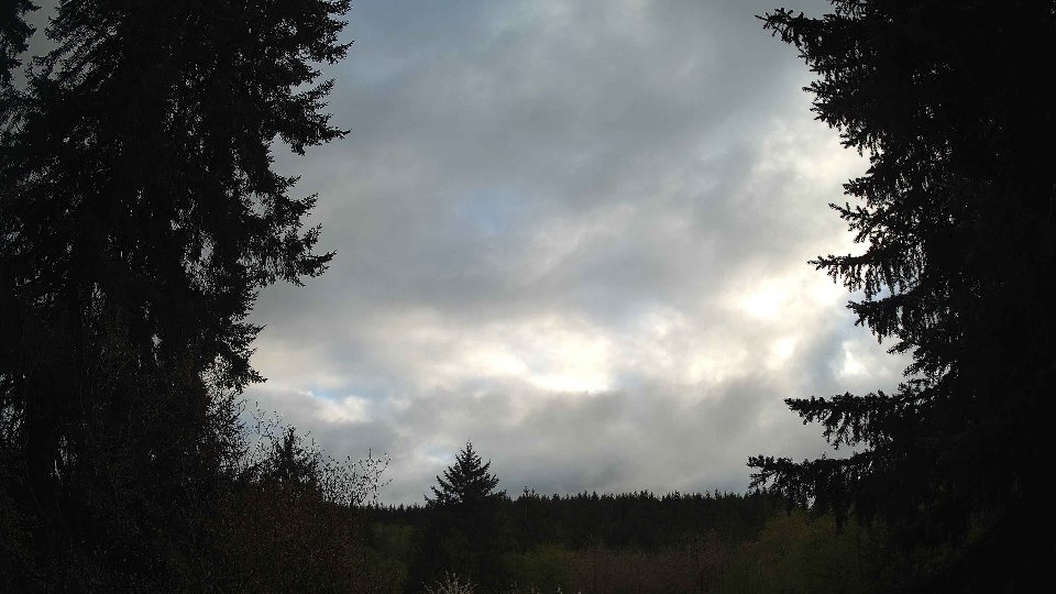 Pacific Northwest skyline timelapse frame from Apr 27th, 2026 at 7:00 PM