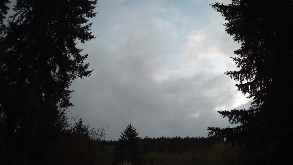 Pacific Northwest skyline timelapse frame from Apr 27th, 2026 at 8:30 PM
