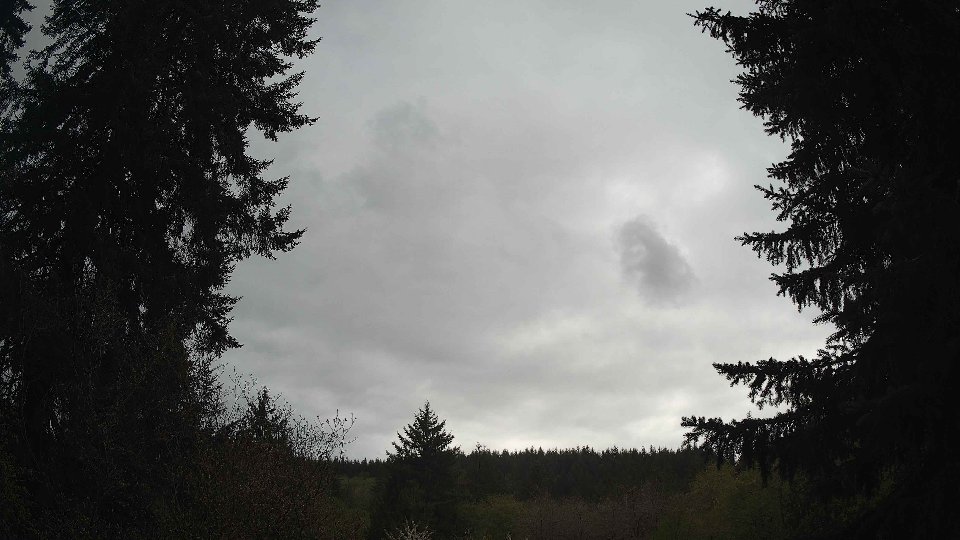 Pacific Northwest skyline timelapse frame from Apr 28th, 2026 at 12:45 PM