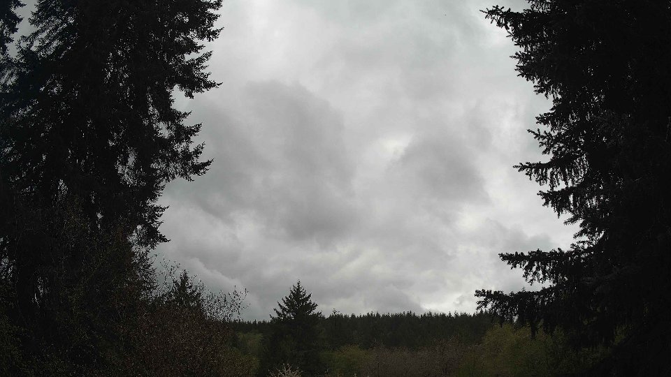 Pacific Northwest skyline timelapse frame from Apr 28th, 2026 at 1:30 PM
