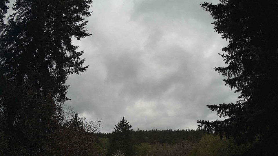 Pacific Northwest skyline timelapse frame from Apr 28th, 2026 at 2:45 PM