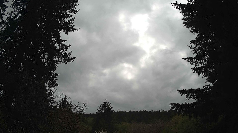 Pacific Northwest skyline timelapse frame from Apr 28th, 2026 at 3:45 PM