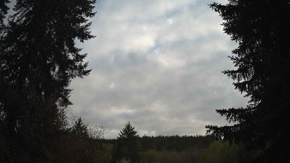 Pacific Northwest skyline timelapse frame from Apr 28th, 2026 at 6:45 PM