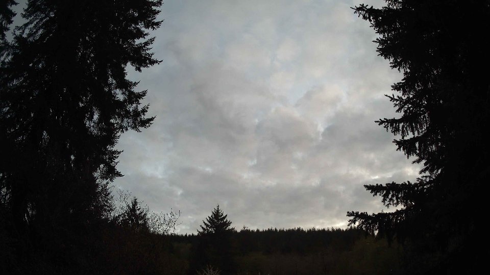 Pacific Northwest skyline timelapse frame from Apr 28th, 2026 at 8:30 PM