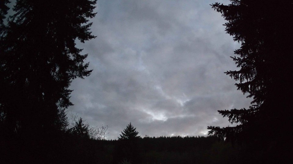 Pacific Northwest skyline timelapse frame from Apr 28th, 2026 at 8:45 PM