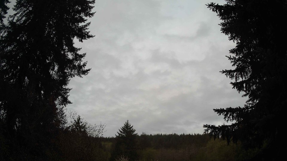 Pacific Northwest skyline timelapse frame from Apr 29th, 2026 at 6:00 AM