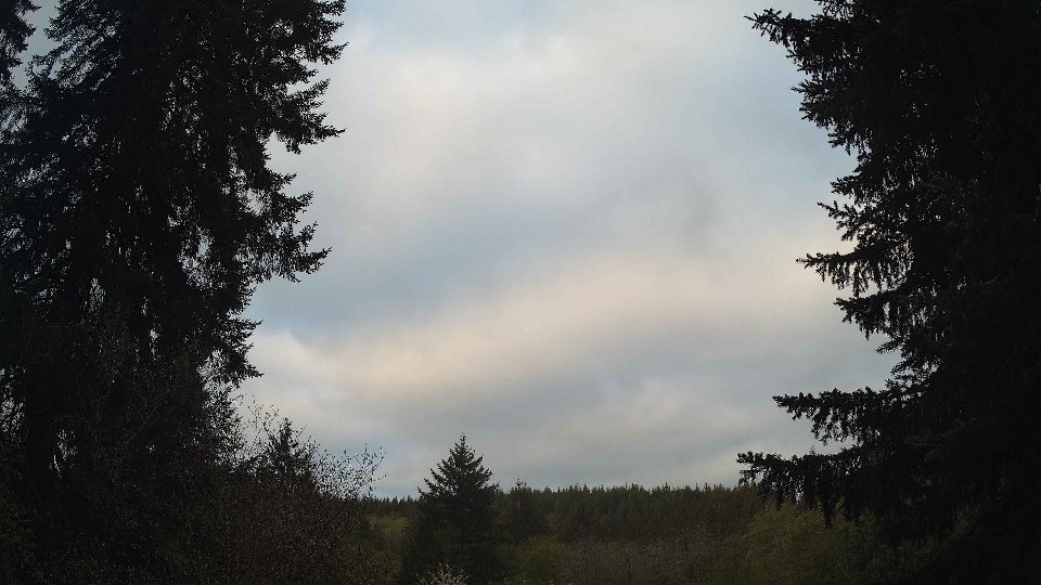 Pacific Northwest skyline timelapse frame from Apr 29th, 2026 at 6:45 AM