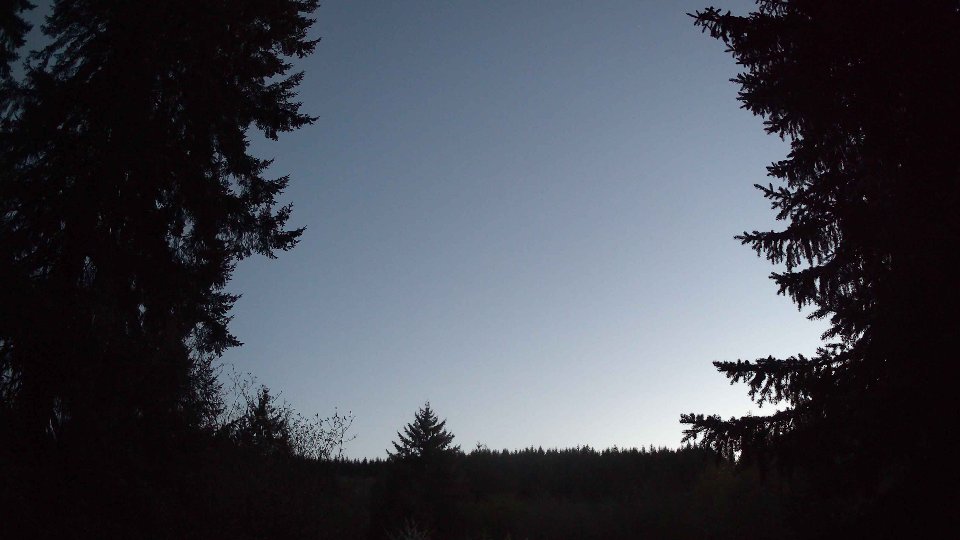 Pacific Northwest skyline timelapse frame from Apr 29th, 2026 at 8:45 PM