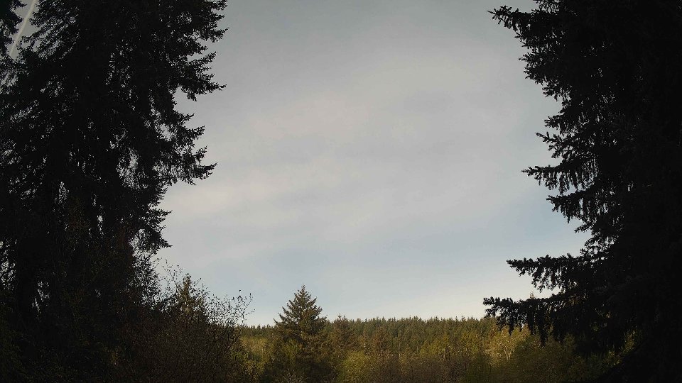 Pacific Northwest skyline timelapse frame from Apr 30th, 2026 at 7:30 AM