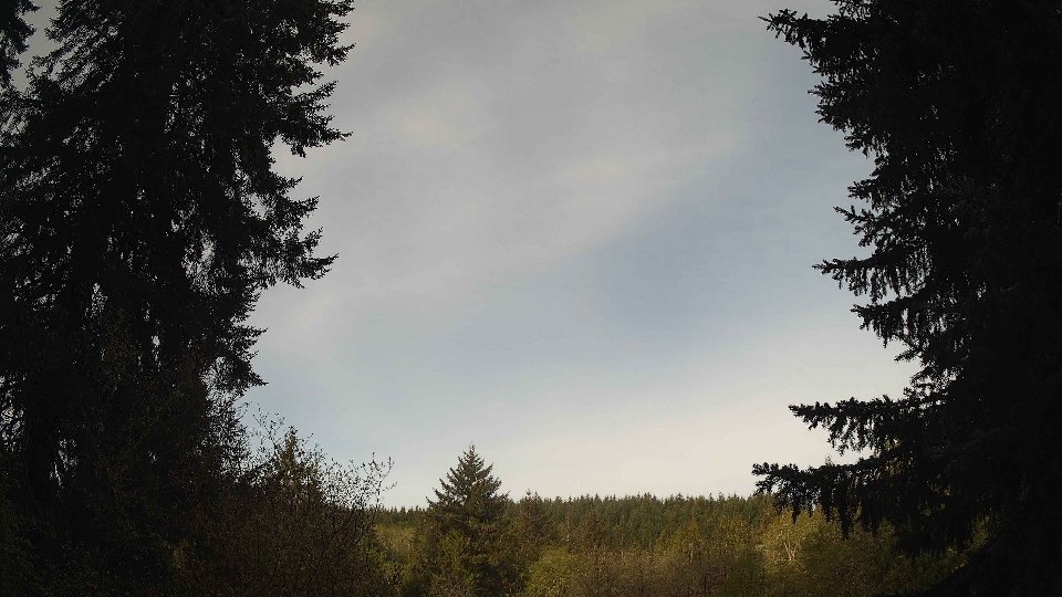 Pacific Northwest skyline timelapse frame from Apr 30th, 2026 at 7:45 AM
