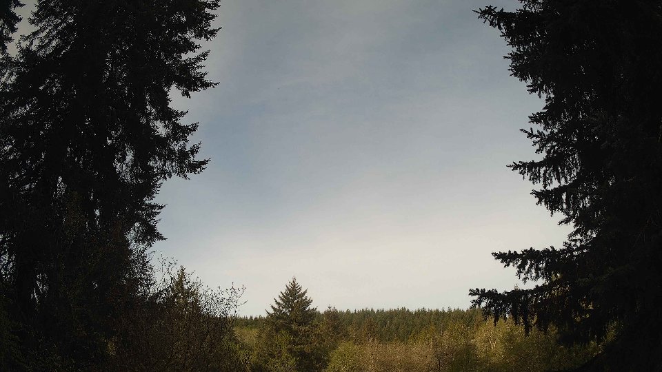 Pacific Northwest skyline timelapse frame from Apr 30th, 2026 at 8:00 AM