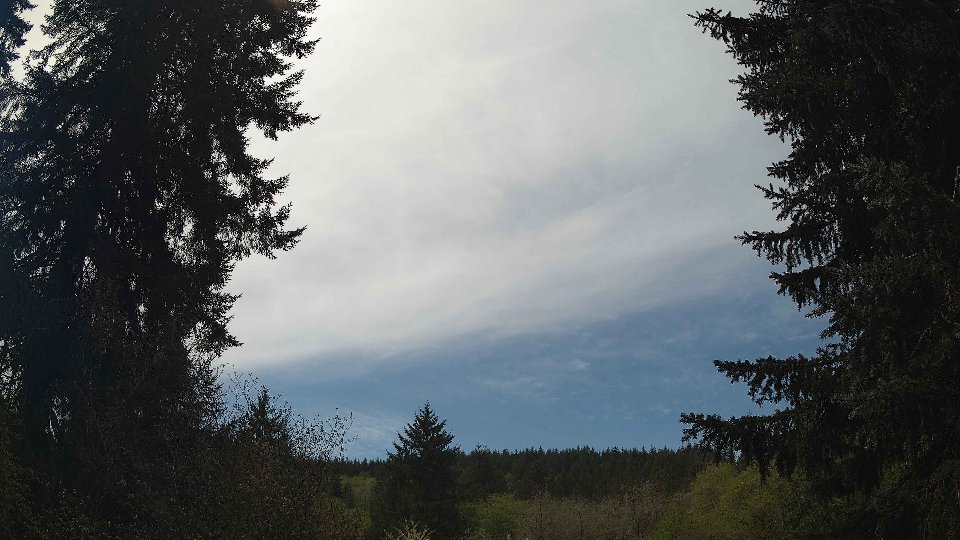 Pacific Northwest skyline timelapse frame from Apr 30th, 2026 at 12:30 PM