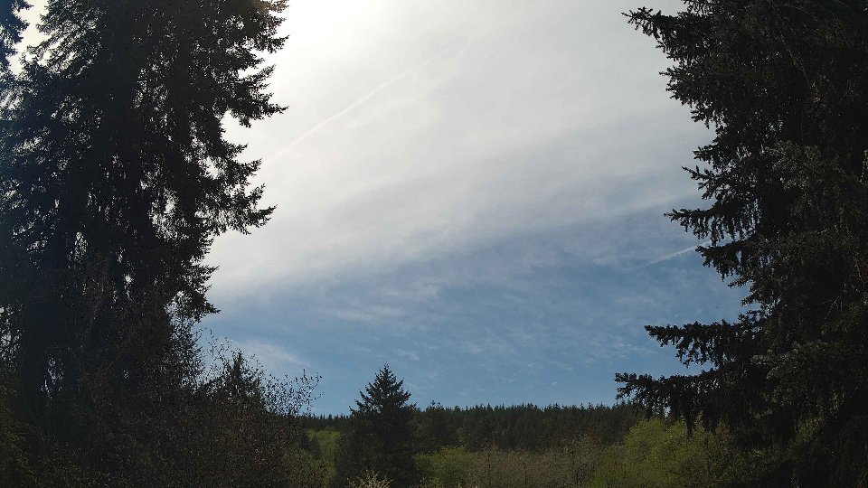 Pacific Northwest skyline timelapse frame from Apr 30th, 2026 at 12:45 PM