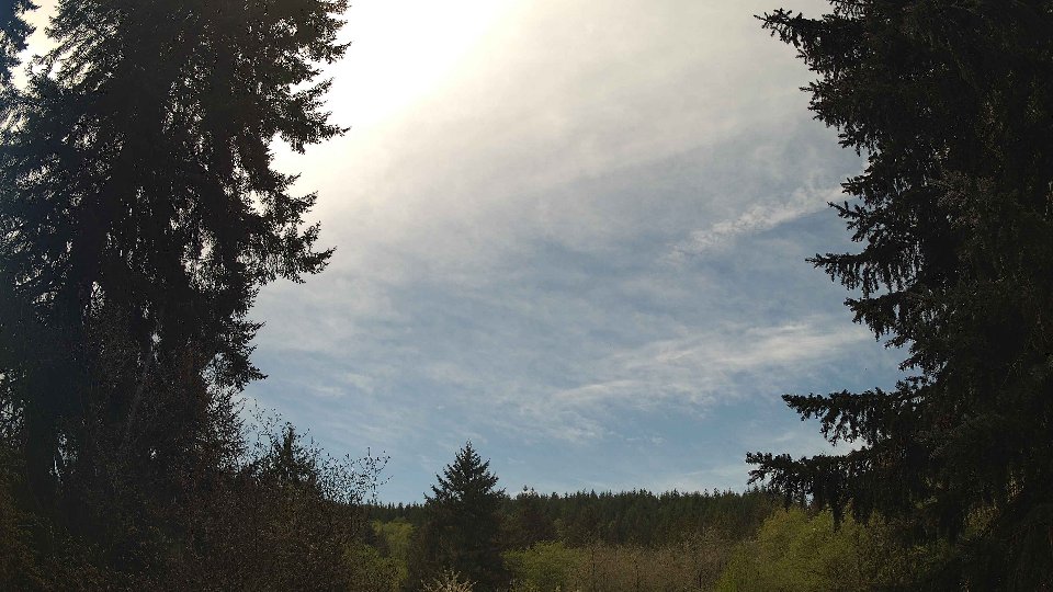 Pacific Northwest skyline timelapse frame from Apr 30th, 2026 at 1:00 PM