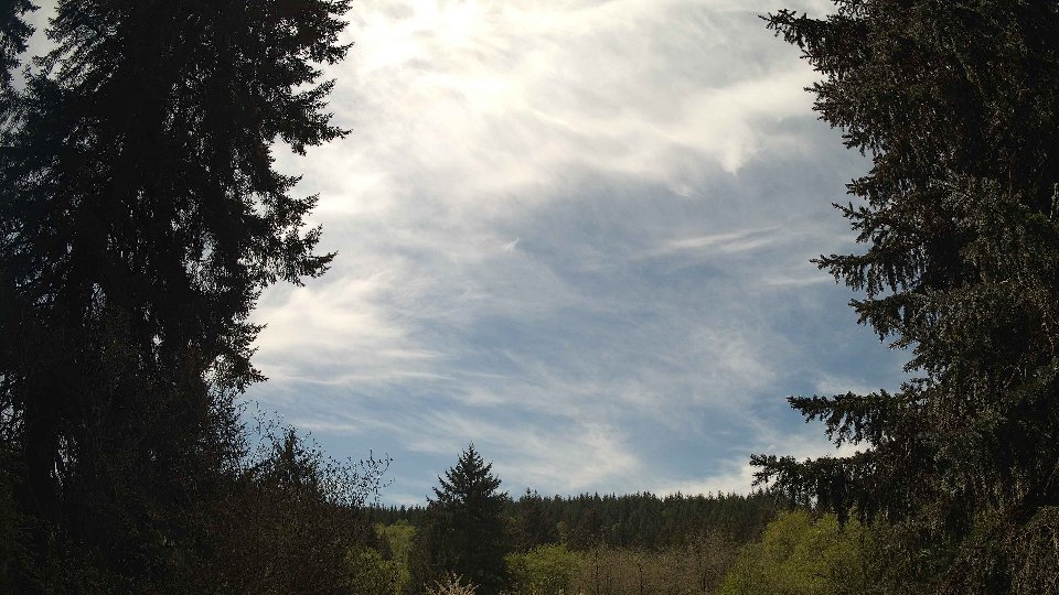 Pacific Northwest skyline timelapse frame from Apr 30th, 2026 at 1:30 PM